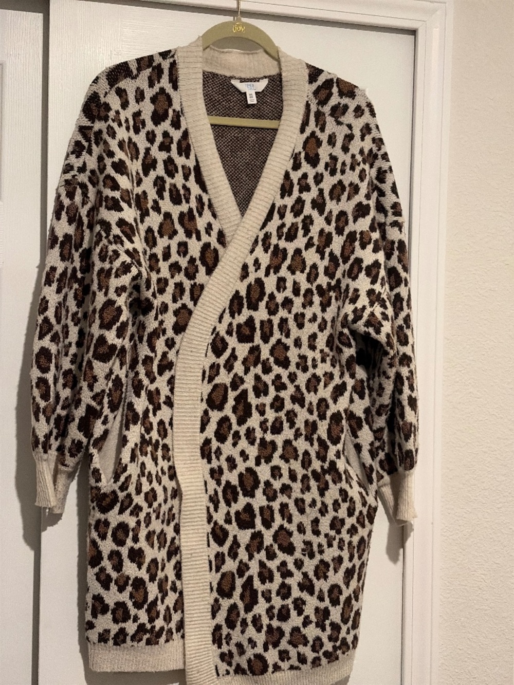 Jaguar print winter sweater